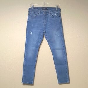 A5--HOLLISTER (DISTRESSED SKINNY JEANS)-
